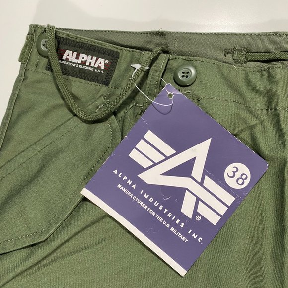 NWT Vintage Alpha Industries military parachutist surplus pants mens size 36x30 - Picture 4 of 8